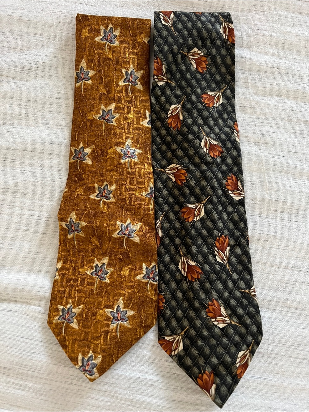 Robert Talbott | Set of Two Men's Silk Neckties | Autumn Style